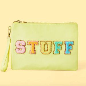 STUFF Patch Flat Pouch - Stoney Clover Lane x Target Light Yellow NWT